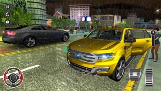 City Taxi Car Driving Games screenshot 3