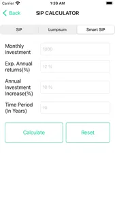 SIP and EMI Calculator screenshot 1