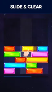 Jewel Slider: Drop Down Puzzle screenshot 0