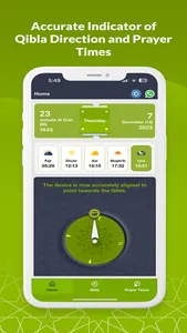 Qibla Finder | Prayer Times screenshot 1