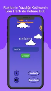 Son Harf Kelime Oyunu screenshot 1