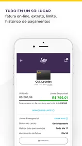 Cartão Leo Cosméticos screenshot 1