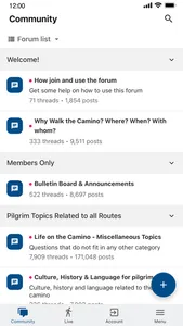 Camino Forum screenshot 1
