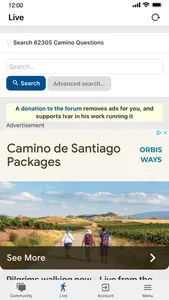 Camino Forum screenshot 4