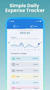 Simple Daily Expense Tracker screenshot 0