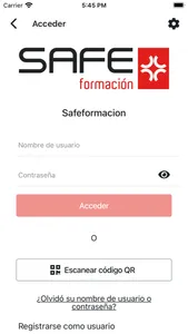 Safeformación screenshot 1