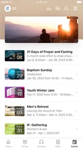 Evidence Church screenshot 2