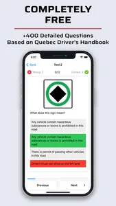 Quebec Driving Test Class 5 screenshot 1