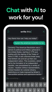 Write This - AI Chatbot screenshot 0