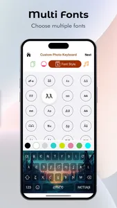 Fonts & Photo: Custom Keyboard screenshot 2