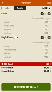 Hagis Pizzeria screenshot 1