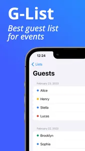 G-List for Events screenshot 0