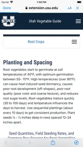 YHXQOrganicFarmsCropSpacingCal screenshot 1