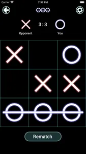 Tic Tac Toe - online game screenshot 1