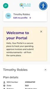 Plan Tracker Portal screenshot 1