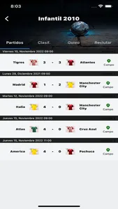 Ligas Futbol App screenshot 2