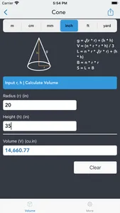 Volume Calculator. screenshot 4