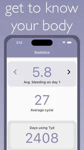 Tyd Period Tracker screenshot 3