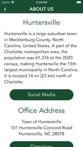 Town of Huntersville, NC screenshot 3