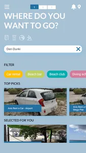 Curaçao travel app screenshot 1