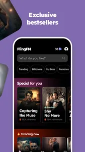 FlingFM – Audiobooks & Stories screenshot 1