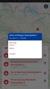 MOITFE Fire Alert screenshot 1