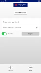 Legacy Bank Mobile Banking screenshot 1