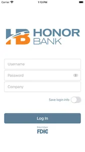 Honor Bank Remote Deposit screenshot 0