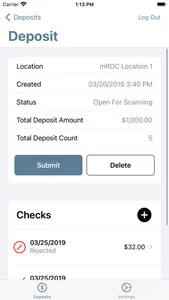 Honor Bank Remote Deposit screenshot 2