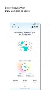 Alpha Coach Evolve: Diet Coach screenshot 1