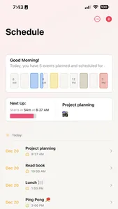 Nural: Calendar, goals & tasks screenshot 0