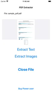 PDF Extractor screenshot 1