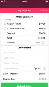 Sickening Events - Ticketing screenshot 8