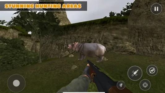 Safari wild animal hunter game screenshot 1