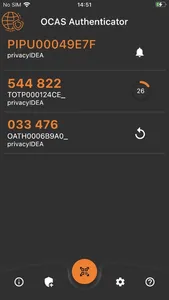 OCAS Authenticator screenshot 1