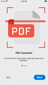 PDF converter to Word screenshot 0