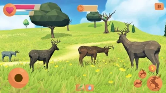 Forest Deer Simulator Game 3D screenshot 0