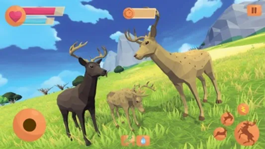 Forest Deer Simulator Game 3D screenshot 2