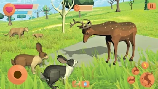 Forest Deer Simulator Game 3D screenshot 3