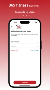 365 Fitness Booking screenshot 0