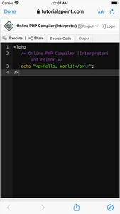 Php Tutorial and Compiler screenshot 4