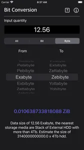 Bit Converter Plus screenshot 9