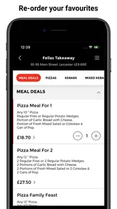 Fellas Takeaway App screenshot 1