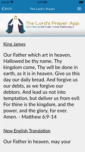 LordsPrayer App screenshot 1