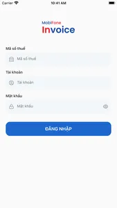MobiFone Invoice screenshot 1