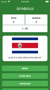 Quiz Capitais do Mundo screenshot 4