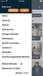 Bartons Rewards screenshot 0