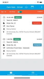 FareEats Driver screenshot 1