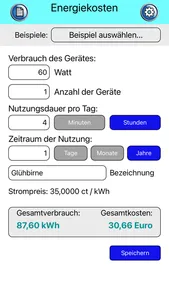 Energiekosten sparen screenshot 1