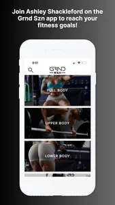 Grnd Szn Fitness App screenshot 2